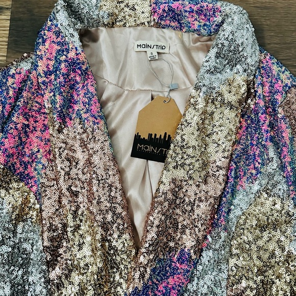 Sequin Multicolor Blazer - Picture 4 of 5